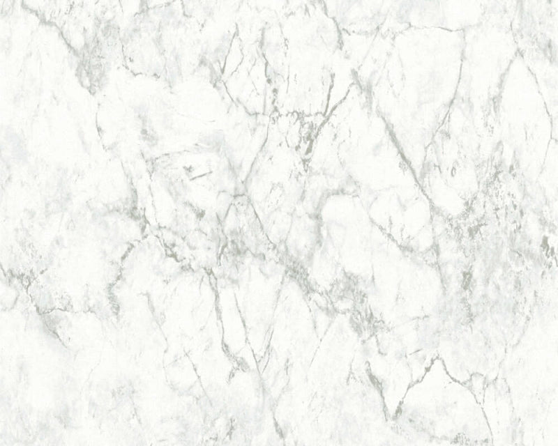 media image for Sample Marble Wallpaper in Soft Grey/White 221