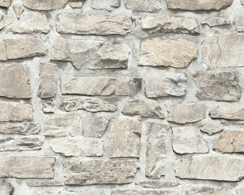 media image for Sample Stone Deco Wallpaper in Taupe 247