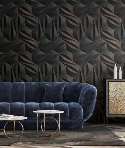 product image for Maha Wall Mural in Black 39
