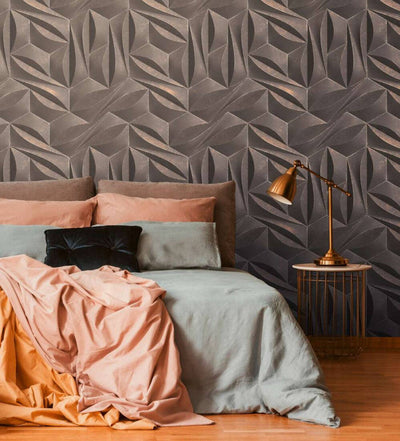 product image for Maha Wall Mural in Grey 43
