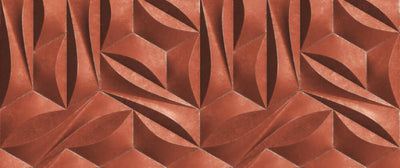 product image for Maha Wall Mural in Terracotta 1