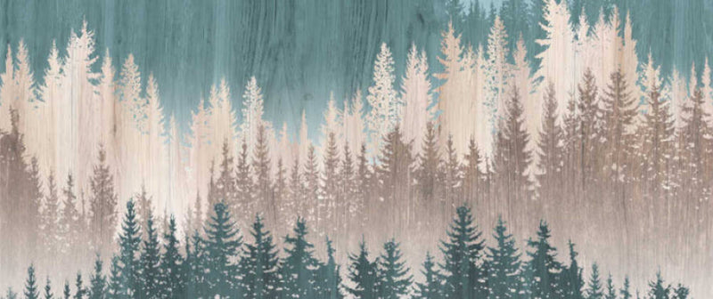 media image for Björn Wall Mural in Blue/Beige/Cream 228