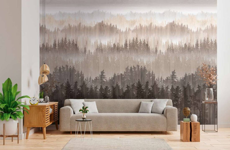 media image for Björn Wall Mural in Beige/Cream 269