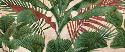 product image for Lea Jungle Wall Mural in Green/Beige 21