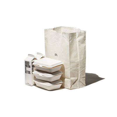 product image for grocery bag 9l brown design by puebco 2 39
