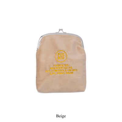 product image for velvet frame pouch burgundy design by puebco 2 53