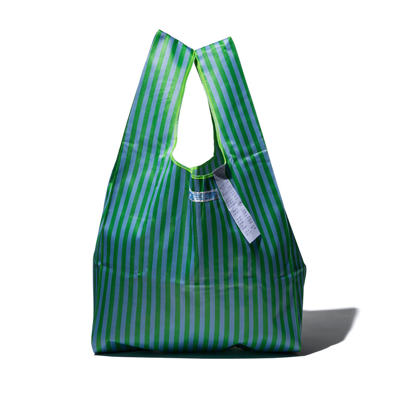 media image for School Tie Fabric Bag - Green x Light Blue 285