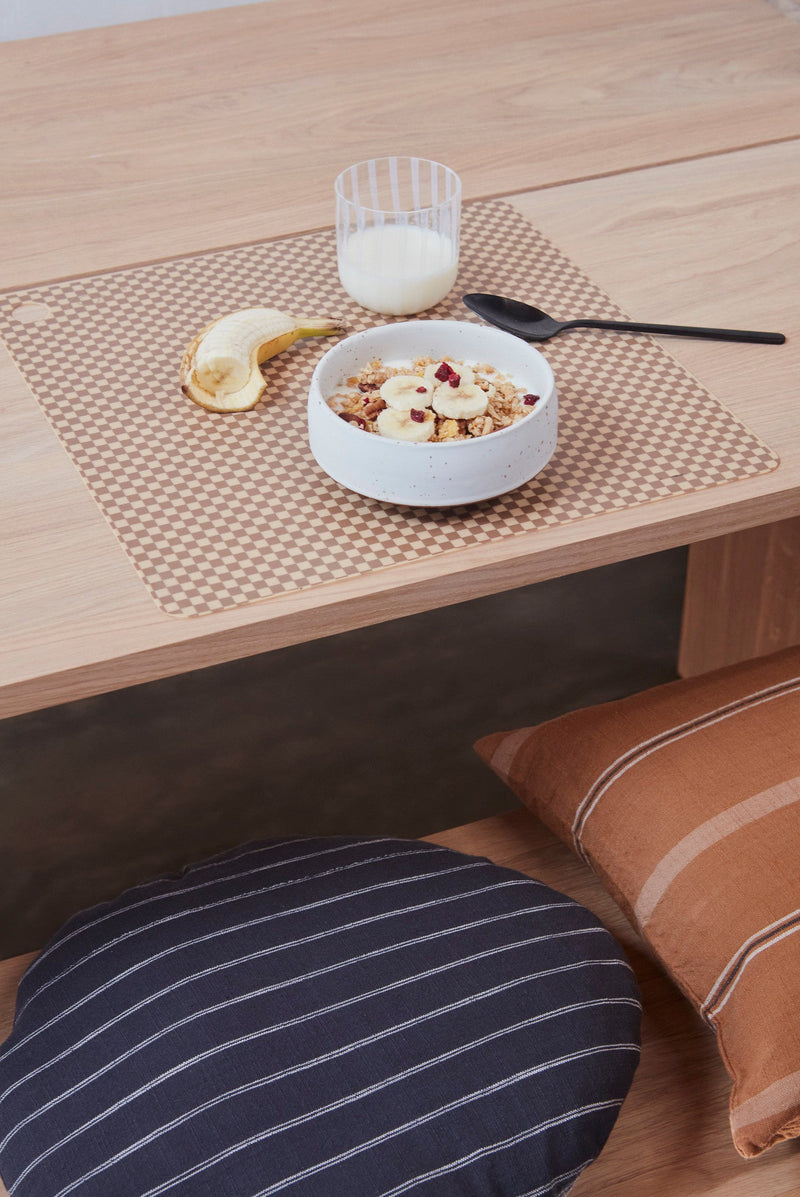 media image for placemat checker pack of 2 camel 2 274