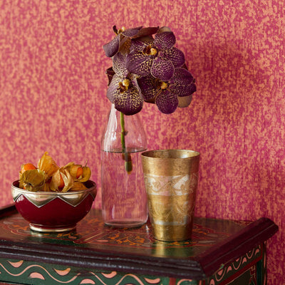 product image for Abstract Small Scale Wallpaper in Fuchsia/Coral 20