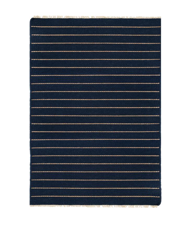 media image for warby handwoven rug in navy in multiple sizes design by pom pom at home 2 295