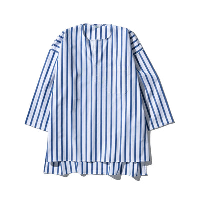 product image for Cotton Stripe Shirt Crew Neck 3 79
