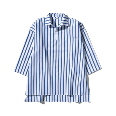 product image for Cotton Stripe Shirt Regular Collar 3 90