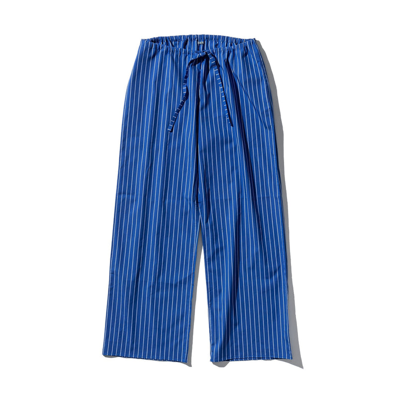 media image for Cotton Stripe Regular Pants Blue 2 21