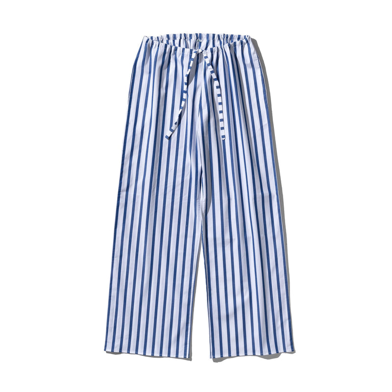 media image for Cotton Stripe Regular Pants Blue 3 252