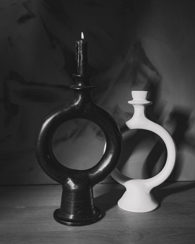 product image for Moroccan Glazed Terracotta Candle Holder - Circle 97