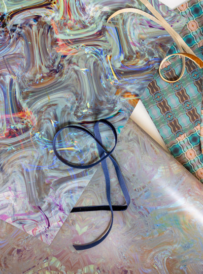 product image for Lavendar Waves Wrapping Paper 40
