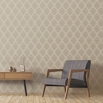 product image for Emporium Ogee Cream/Gold from the Emporium Collection by Galerie Wallcoverings 11