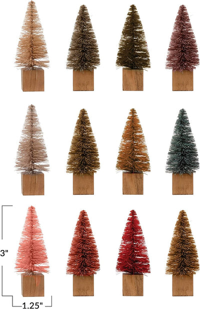 product image for Plastic Bottle Brush Christmas Trees 4
