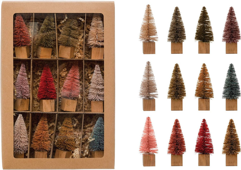media image for Plastic Bottle Brush Christmas Trees 271