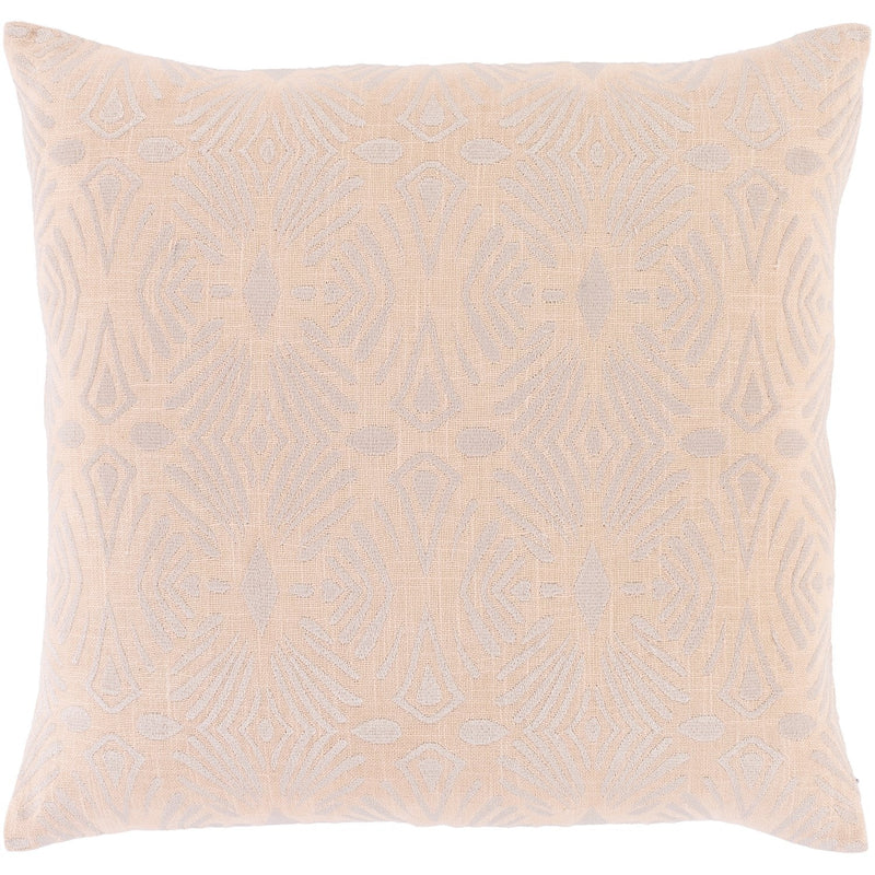 media image for Accra ACA-005 Woven Square Pillow in Peach & Lilac by Surya 272