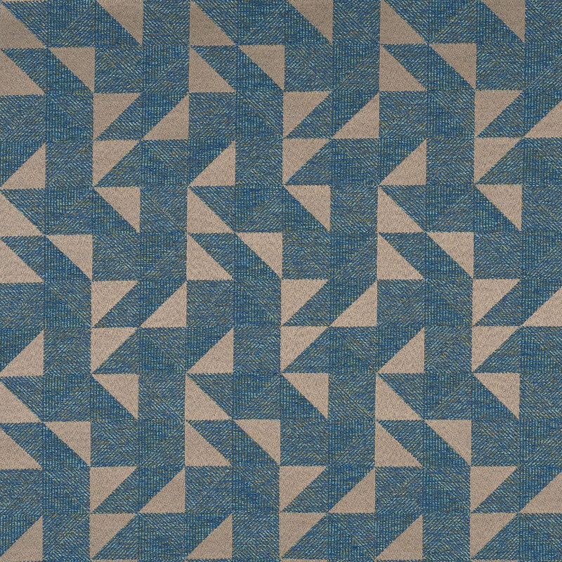 media image for Ahoy Fabric in Blue/Tan/Green 299