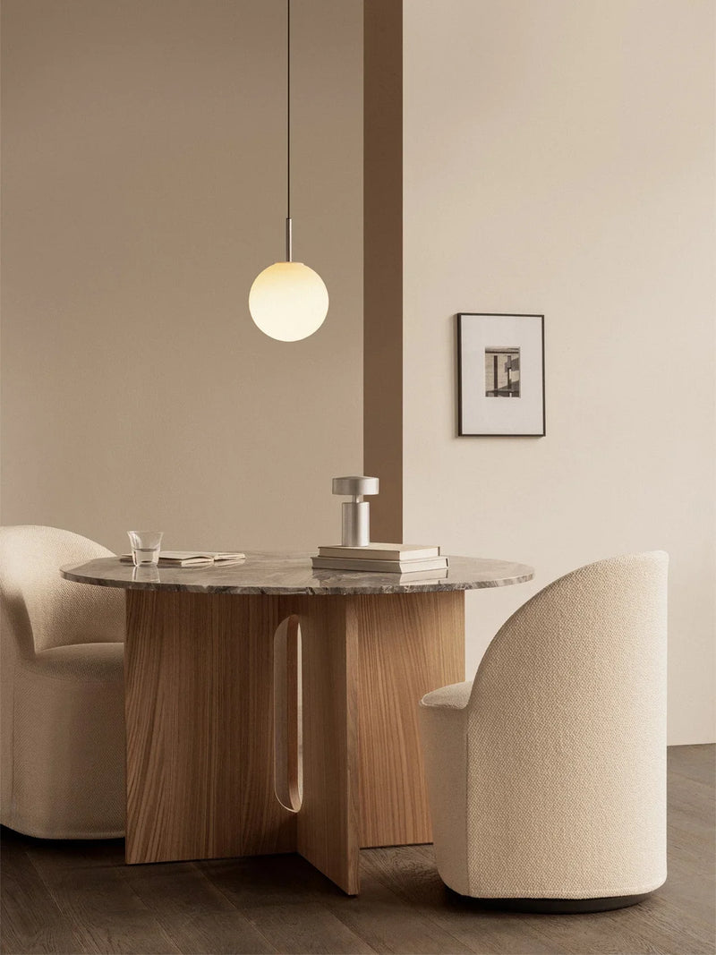 media image for Tearoom Loose Cover Swivel Lounge Chair Audo Copenhagen 71113 007557 11 229