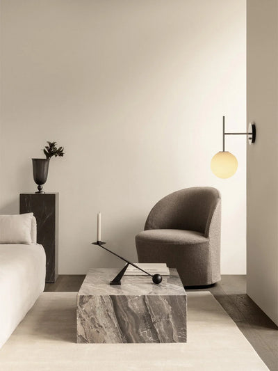 product image for Tearoom Loose Cover Swivel Lounge Chair Audo Copenhagen 71113 007557 13 77