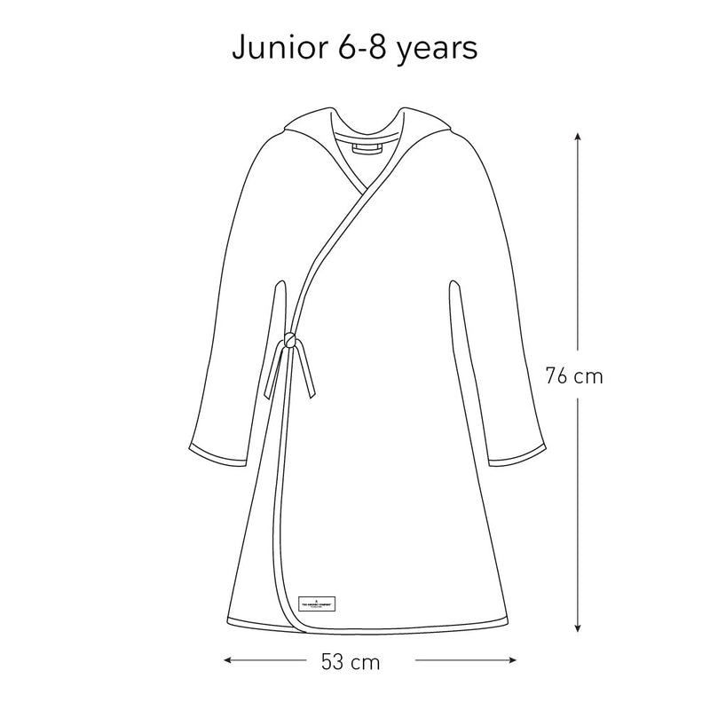 media image for big waffle junior bathrobe in multiple colors design by the organic company 9 217