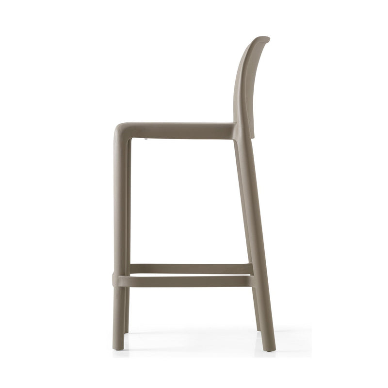 media image for bayo taupe polypropylene counter stool by connubia cb19840009000000000000a 3 259