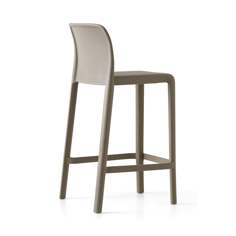 media image for bayo taupe polypropylene counter stool by connubia cb19840009000000000000a 4 260