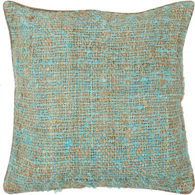 product image of silk pillow in blue natural design by chandra rugs 1 519