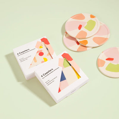 product image for bamboo coasters in boulders 3 96