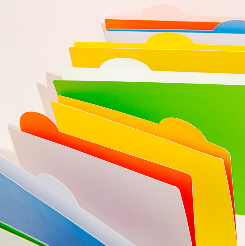media image for Colorblock File Folder Set 5 219