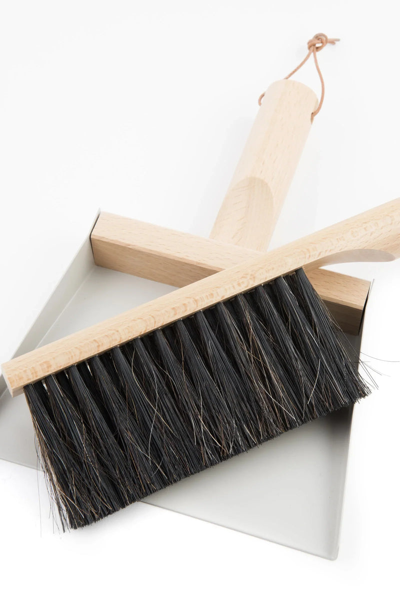 media image for andree jardin mr and mrs clynk grey dustpan brush coffret gift set 2 245