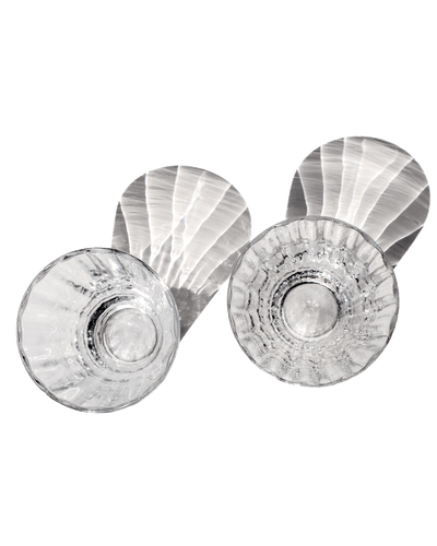 product image for Yuka Groove Glass Set in Clear 8