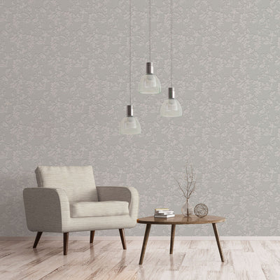 product image for Acanthus Trail Soft Grey from the Emporium Collection by Galerie Wallcoverings 4