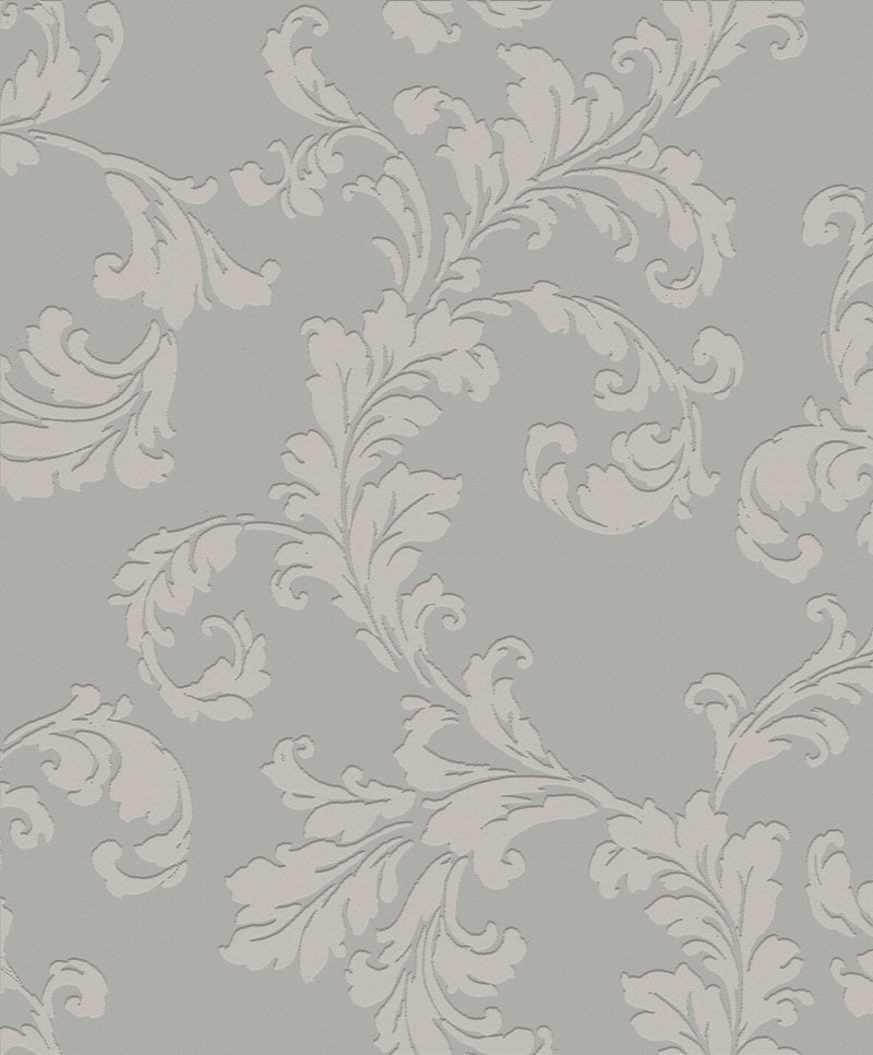 media image for Acanthus Trail Soft Grey from the Emporium Collection by Galerie Wallcoverings 285