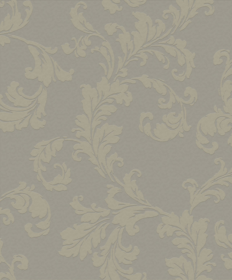 media image for sample acanthus trail beige from the emporium collection by galerie wallcoverings 1 258