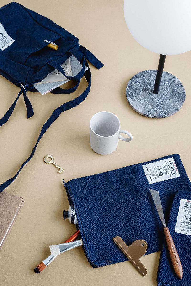 media image for flat bags in multiple colors sizes design by the organic company 7 245