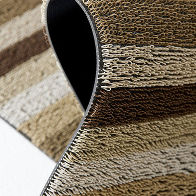 product image for Even Stripe Mocha Shag Chilewich Chw 200128 004 2 12