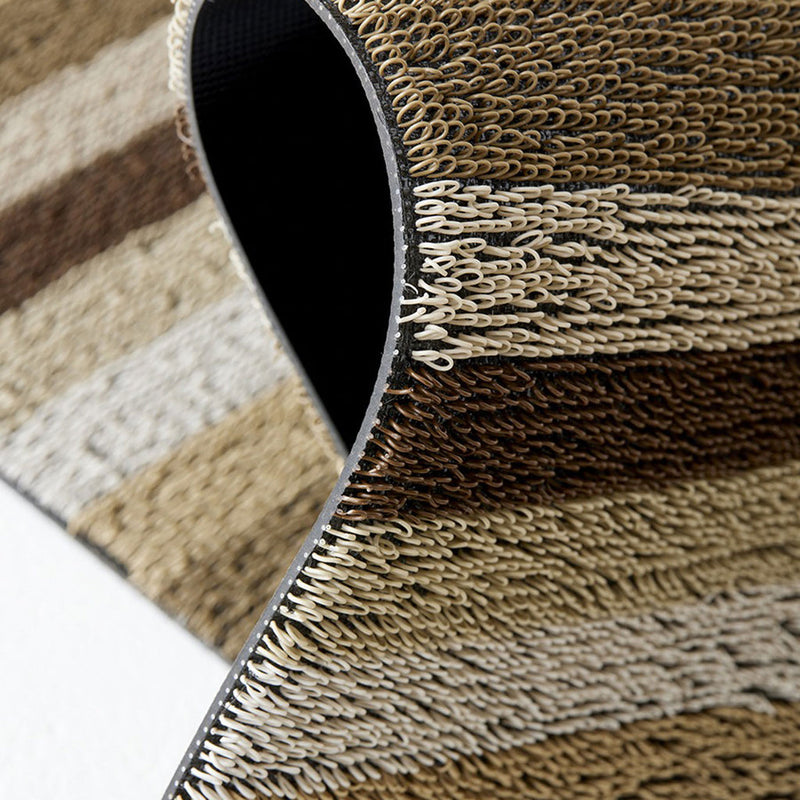 media image for Even Stripe Mocha Shag Chilewich Chw 200128 004 2 268
