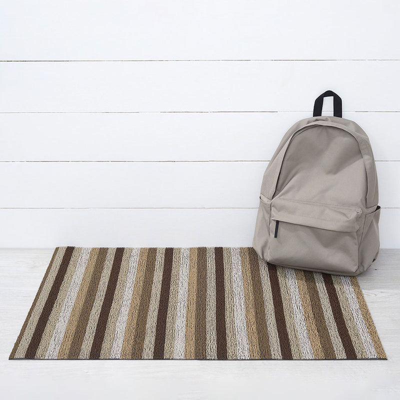 media image for Even Stripe Mocha Shag Chilewich Chw 200128 004 3 286