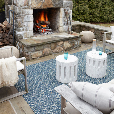 product image for Overshot Denim Rug Chilewich Chw 200264 001 3 7