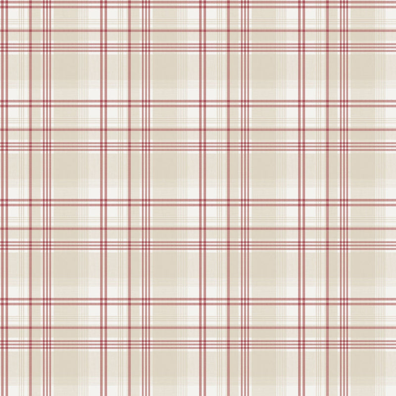 media image for sample checked biege red wallpaper from the kitchen recipes collection by galerie wallcoverings 1 273