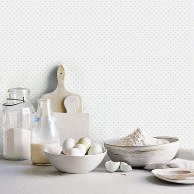 product image for Tri Leaf Green/Blue Wallpaper from the Just Kitchens Collection by Galerie Wallcoverings 15