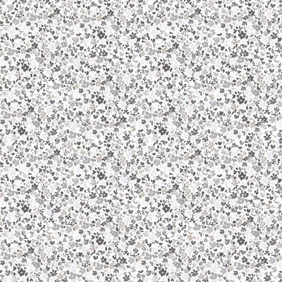 product image of Mini Mod Floral Grey/Black Wallpaper from the Small Prints Collection by Galerie Wallcoverings 553