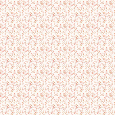 product image of sample ogee floral cranberry tan wallpaper from the small prints collection by galerie wallcoverings 1 54
