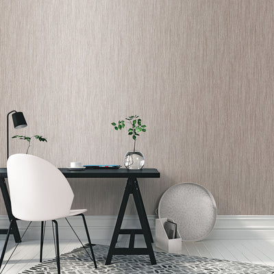 product image for Vertical Textile Taupe/Metallic Wallpaper from the Special FX Collection by Galerie Wallcoverings 64