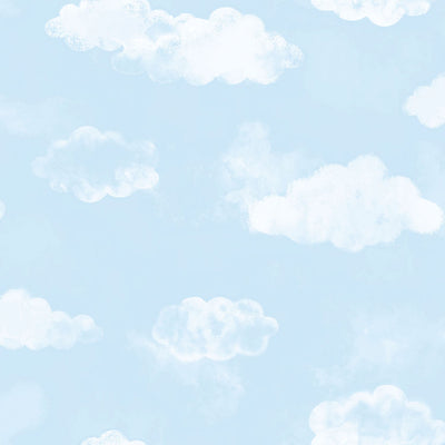 product image for Cloud Sky Blue Wallpaper from the Tiny Tots 2 Collection by Galerie Wallcoverings 83