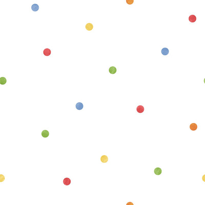 product image of Dots Primary Wallpaper from the Tiny Tots 2 Collection by Galerie Wallcoverings 581